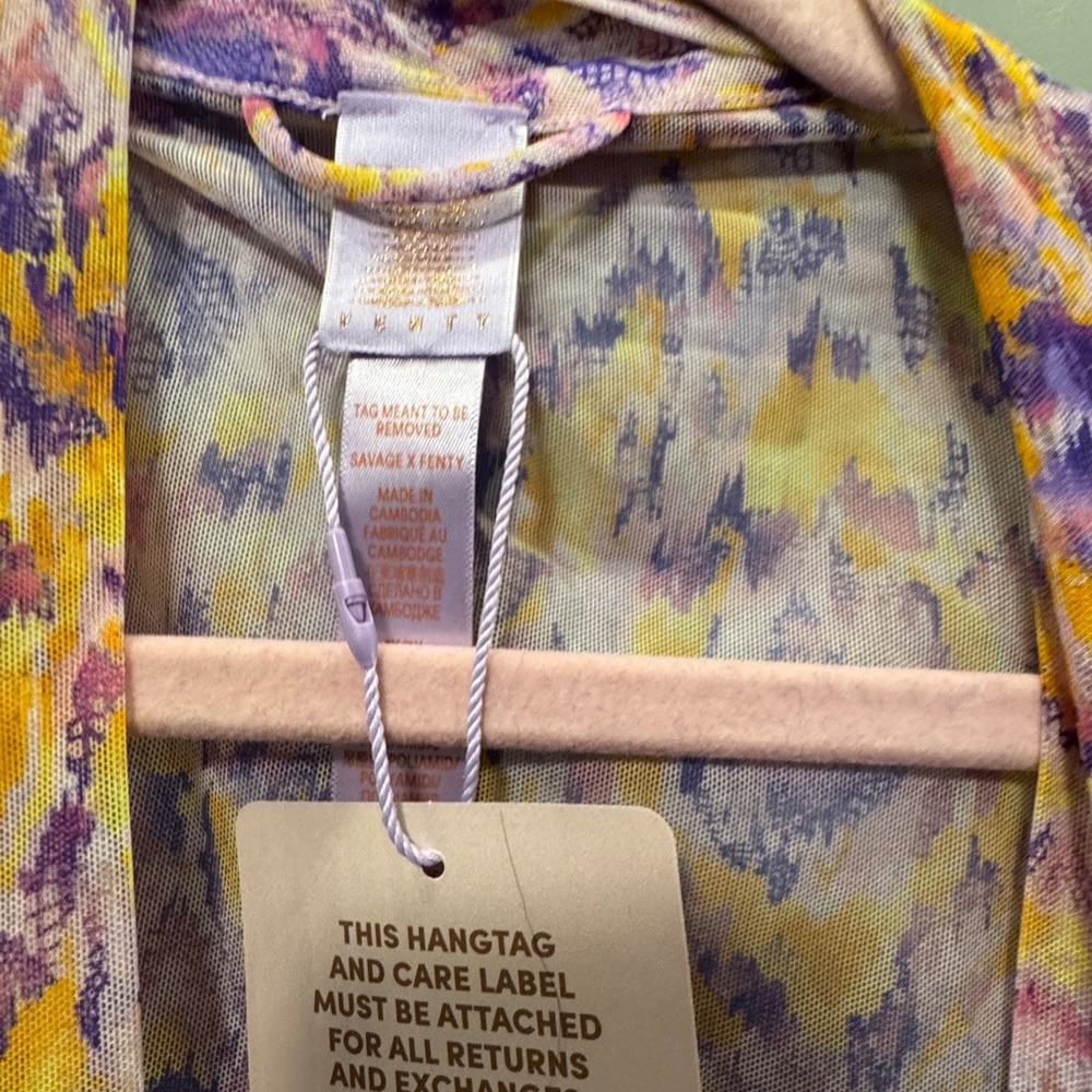 Savage X Fenty Multicolor Robe - Picture 5 of 6